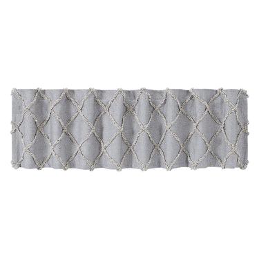 Frayed Lattice Creme & Black Valance 16x72 VHC Brands - The Fox Decor